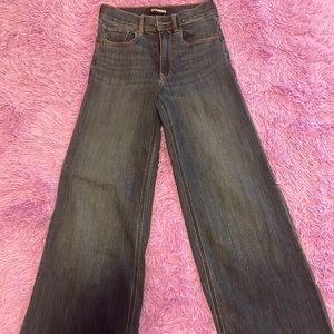 EXPRESS WIDE LEG JEANS